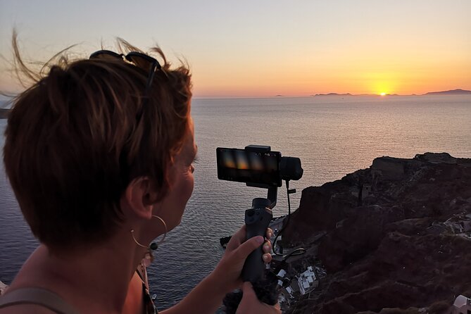 Santorini Live Sunset Virtual Walking Tour - Interact With a Local Sommelier