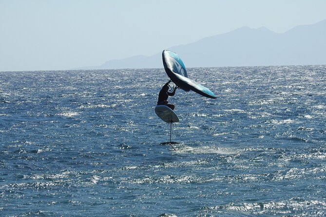 Santorini Wing Foil Surf Lesson for Beginners - Preparing for the Lesson