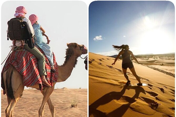 Sharing or Private Safari, Sand Boarding, Camel Ride, Inland Sea Quick Swim - Price and Booking Information