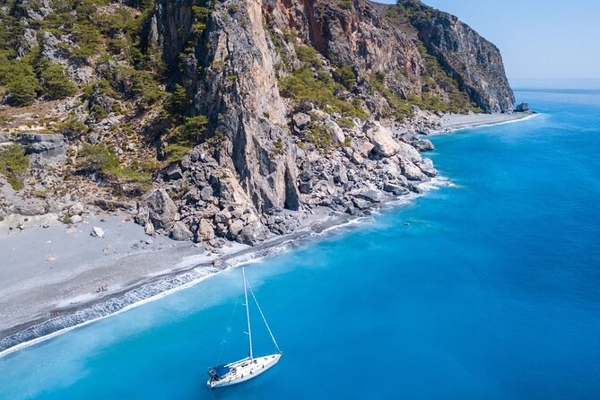 Southern Crete Private Sailboat Cruise With Lunch From Sfakia - Pickup and Transportation