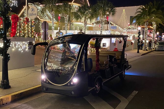 St. Augustine Night of Lights by Electric Cart - Duration and Location Details