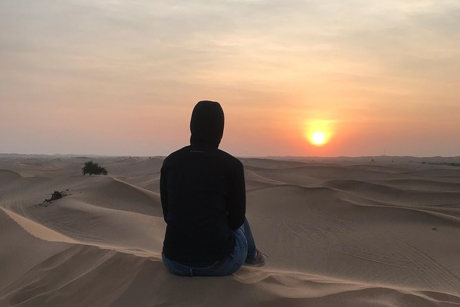 Sunrise Desert Safari With Quad Bike and Sandboarding, - Witnessing the Mesmerizing Sunrise