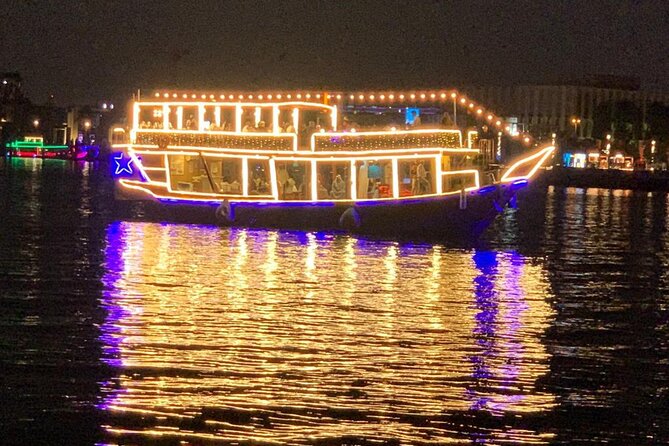 Sunset Deira Dhow Cruise With Buffet Dinner and Entertainment - Meeting and Pickup
