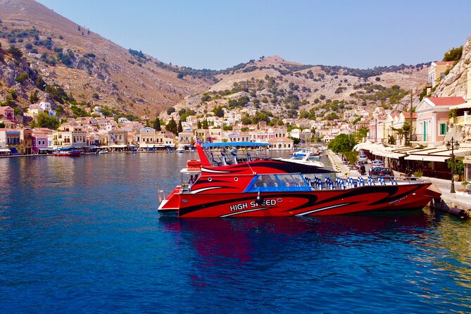 Symi Boat Tour From Kolymbia With Swimming Stop in St Georges Bay - Overview and Logistics