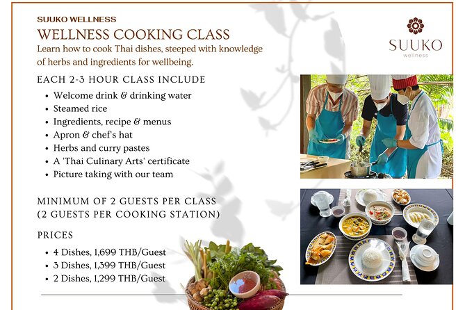 Thai Cooking Class 2 Hrs ( 4 Dishes Menu) - Location and Meeting Point