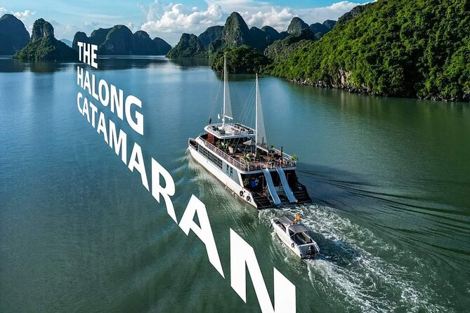 The Halong Catamaran Cruise Luxury Day Tour With Water Slide - Meeting and Pickup Options