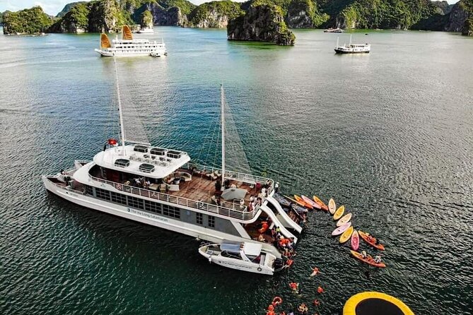 The HALONG CATAMARAN - Premium Day Cruise on Bay With Water Slide - Pickup Points