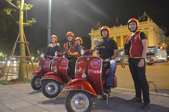 Vespa Tours Hanoi - Hanoi Vintage Vespa Food Tours By Night - Tour Inclusions