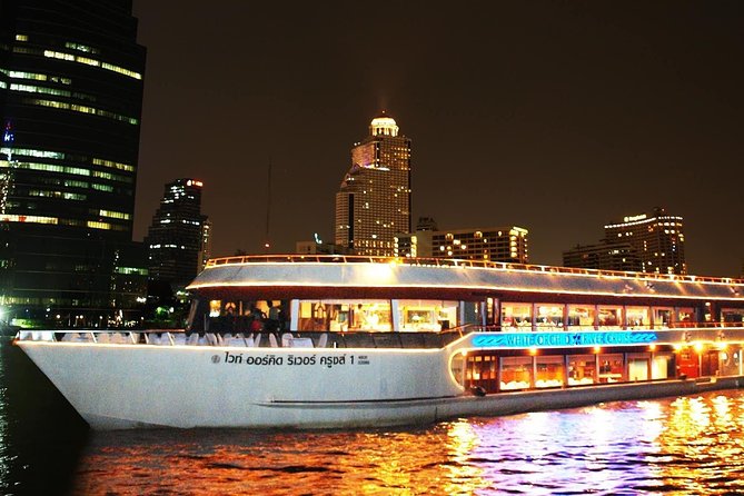 White Orchid Dinner Cruise in Bangkok With Pick-Up & Live Music (Sha Plus) - Inclusions and Services Provided