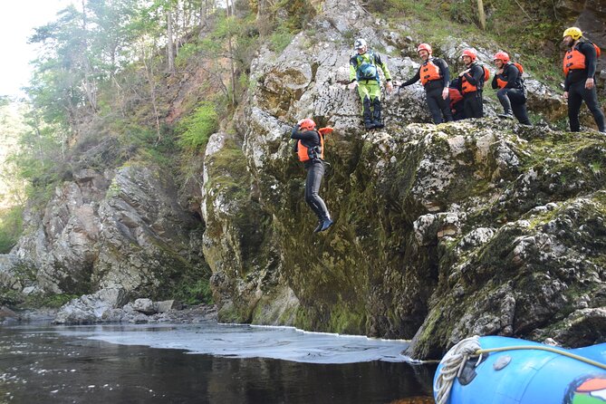 White Water Rafting and Cliff Jumping in the Scottish Highlands - Suitable Age and River Exploration