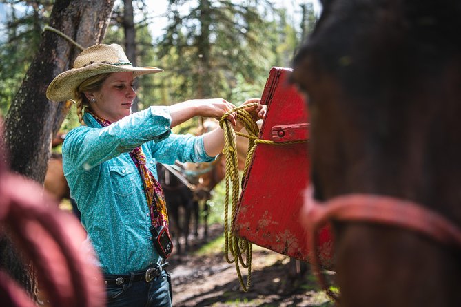 2-Day Sundance Overnight Backcountry Lodge Trip by Horseback - Riding Along the Bow River