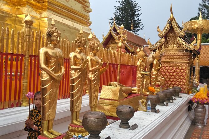3-Hour Hike Round Trip Monk Trail to Wat Doi Suthep From Chiang Mai - Temple Visit Experience