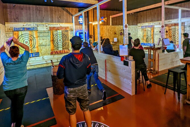 90 Minute Axe Throwing Guided Experience in Clearwater at Hatchet Hangout - Cancellation Policy