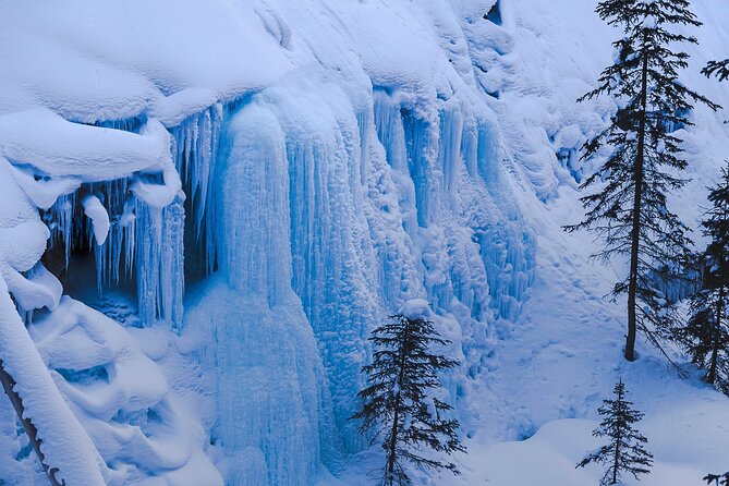 Banff, Lake Louise & Johnston Canyon Winter Wonderland Tour - Johnston Canyons Waterfalls