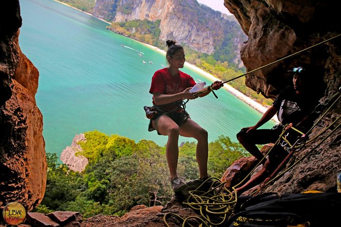 Beginners Full Day Rock Climbing and Caving Tours at Railay Beach in Krabi - Rock Climbing Experience