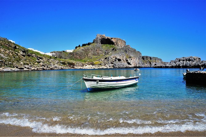 BEST OF LINDOS & RHODES - PRIVATE TOUR - SHORE EXCURSION - HALF DAY - 4 People - Free Time in Lindos Village