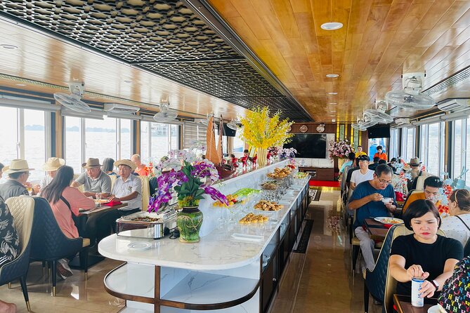 BEST SELLER - Halong 5 Star Day Cruise: Buffet Lunch, Wine& Fruit - The Sum Up