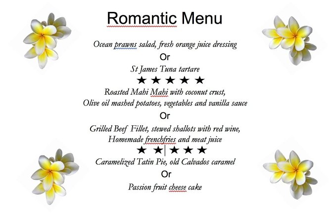 Bora Bora Sunset Cruise and Dinner at St James Restaurant - Common Questions