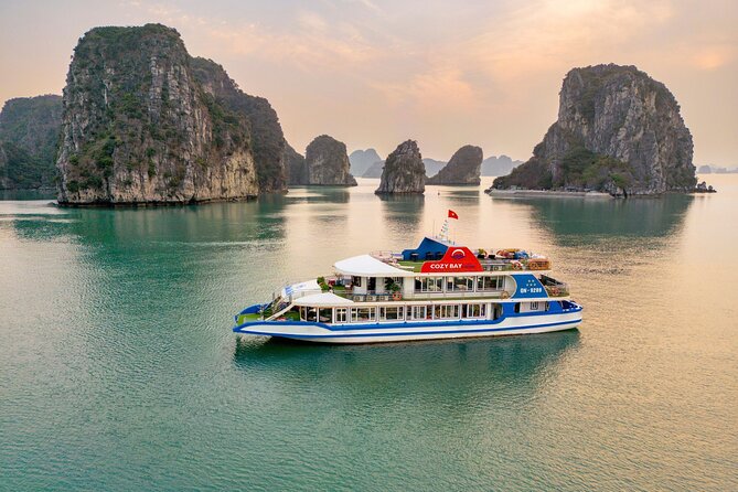 Cozy Bay 5 Star Cruise Luxury Halong Day Trip With Buffet Lunch - Buffet Lunch Details