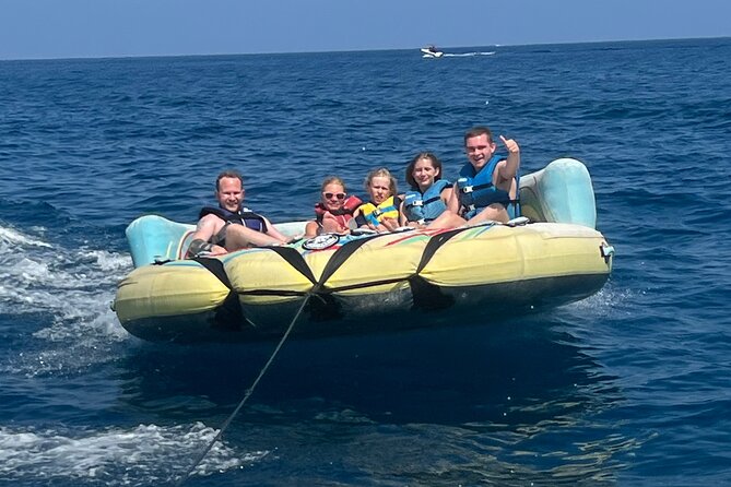 Crazy Sofa 15-Minutes Riding in Traganou Beach - Start Time