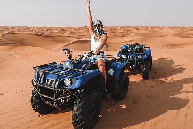 Desert Safari Dubai 25 Minutes Quad Bike Free Camel Ride BBQ Dinner - Traveler Photos and Experiences