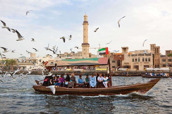 Discover Old Dubai Creek Abra Street Food and Souqs - Traditional Abra Boat Ride and Creek Views