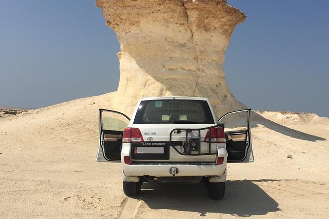 Doha Private Half-Day West Qatar Cultural Tour - Mushroom Rock at Zekreet Beach