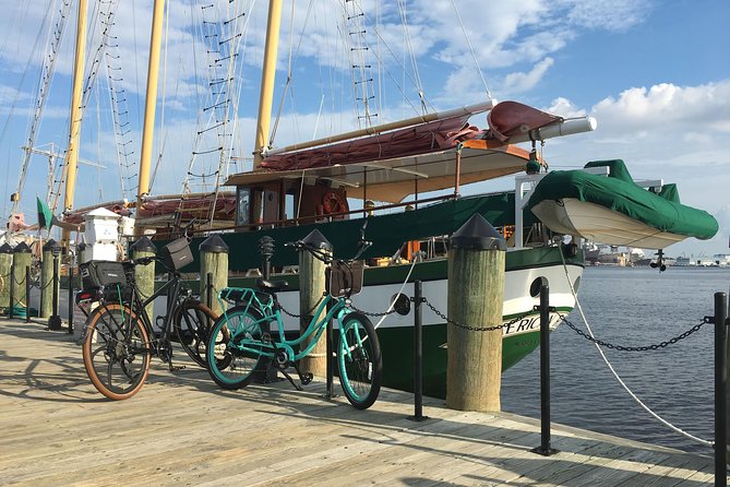 Electric Bike Rental Downtown Norfolk (Self Guided Tour) - Meeting and Pickup