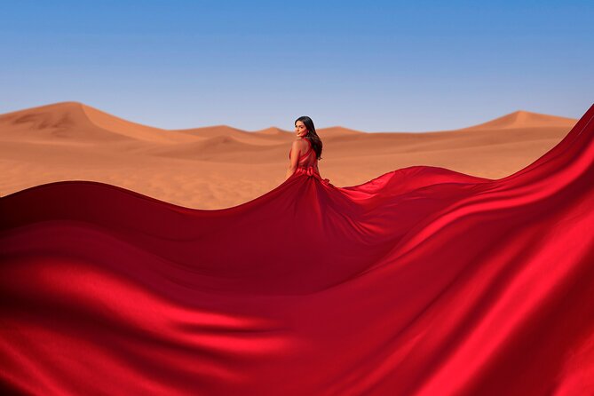 Flying Dress Photoshoot Activity in Dubai - What to Expect During the Activity