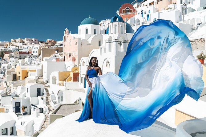 Flying Dress Photoshoot in Santorini: Mr. President Package - Cancellation Policy and Refund Details