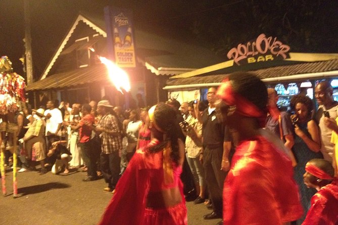 Friday Night Street Party in St. Lucia - Positive Reviews and Interactions With the Tour Guide