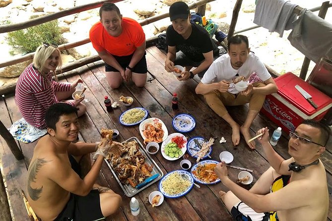Full-day Hon Ba Nature Reserve, Bbq, Hiking & Hidden Waterfalls - Enjoying a Freshly-Cooked Barbecue Lunch