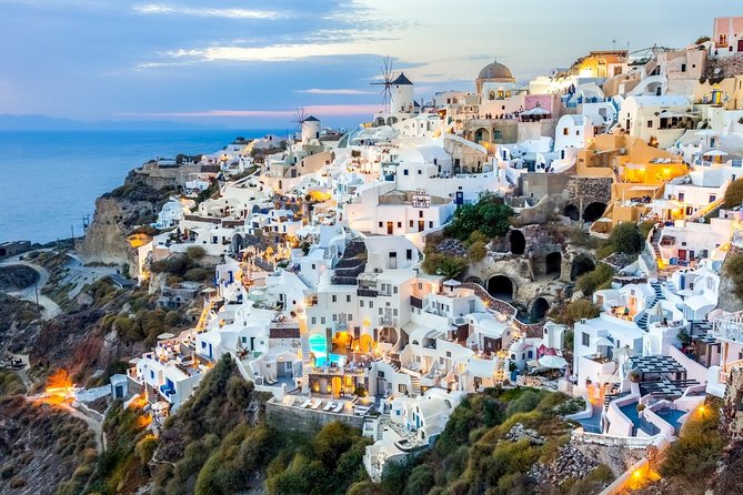 Full-Day Trip to Santorini Island by Boat From Ag.Nikolaos Elounda With Transfer - Exploring the Charming Towns of Santorini