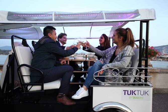 Geneva Wine and Cheese Tour in a TukTuk (electric) - Eco-Friendly Transportation in the Etuk Tuk