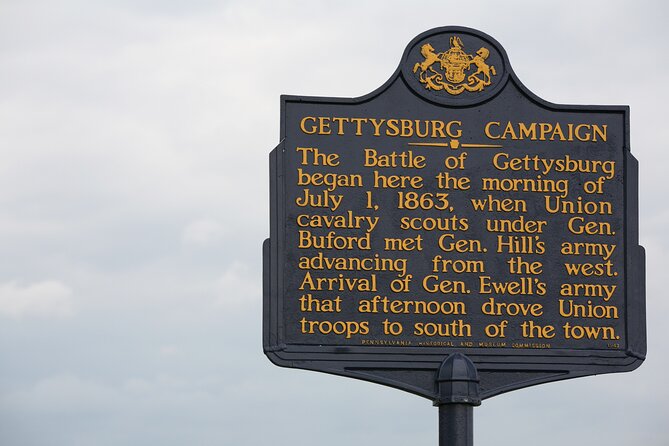 Gettysburg Battlefield Self-Guided Driving Tour - Cancellation Policy