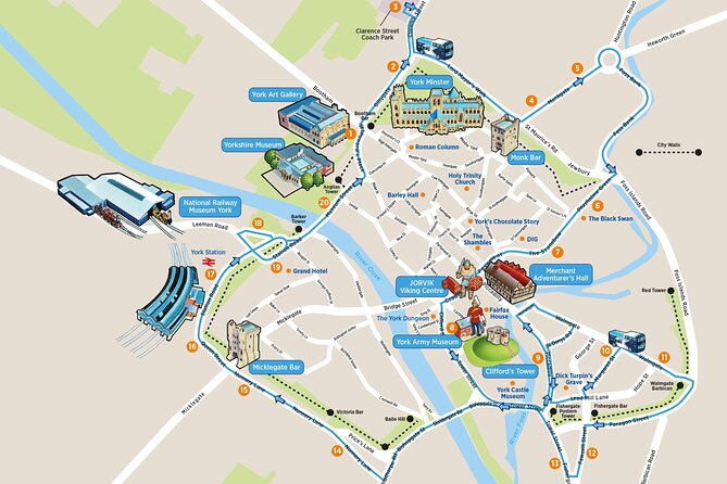 Golden Tours York Hop-On Hop-Off Open Top Bus Tour With Audio Guide - Tour Overview