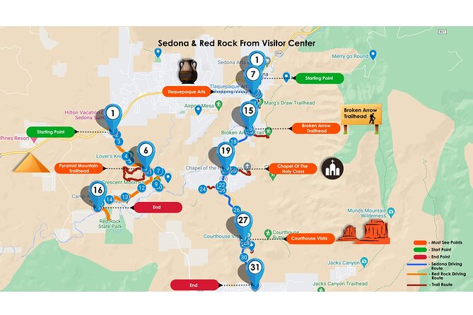 Grand Canyon and Sedona Self-Guided Driving Tour Bundle - Cancellation Policy