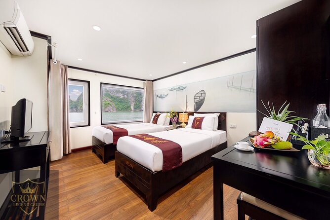 Halong Bay Crown Legend Cruise 2 Day From Hanoi Included Transfer - End Point