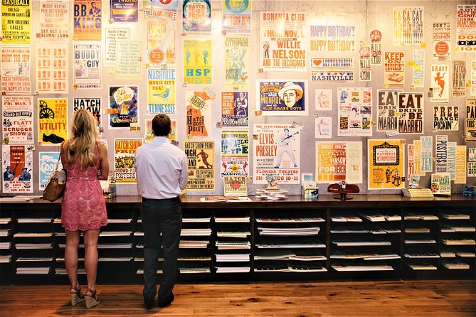 Hatch Show Print Studio Tour & Country Music Hall of Fame Combo - Meeting, Pickup, and Cancellation Policy