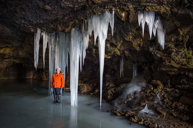 Ice Cave Lofthellir Exploration - a Permafrost Cave Inside a Magma Tunnel. - Witness Fascinating Geology Inside