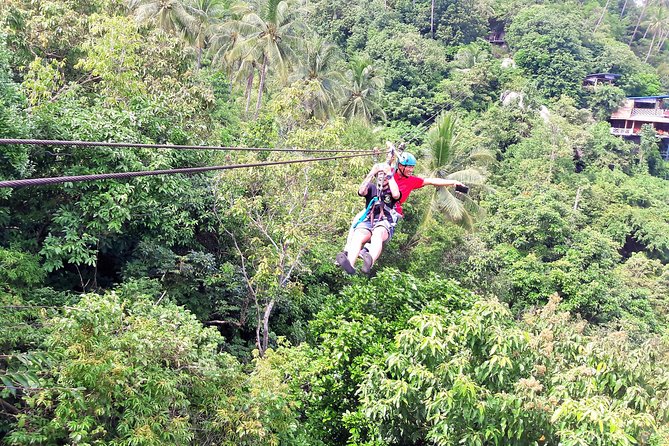 Lamai Viewpoint Zip Lining With Cable Car and Panoramic View - Viewing the Valentine Stone