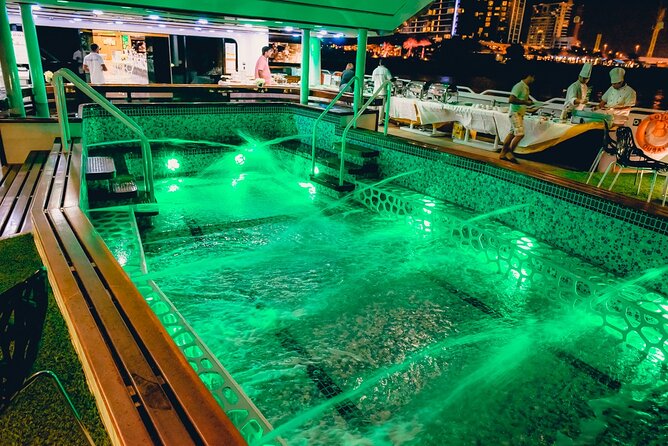 Lotus Mega Yacht Dinner 3 Hours Cruise With Pick up and Drop off - Common Questions