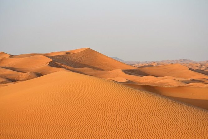 Morning Desert Safari in Red Dunes & Sand Boarding With Photography From Dubai - Cancellation Policy