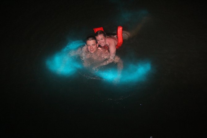 Mystic Luminescent Lagoon Night Cruise & Swim in Jamaica - Common Questions