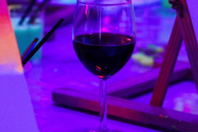 Paint a Neon Fluorescent Picture While Drinking Unlimited Wine - Expectations and Additional Services