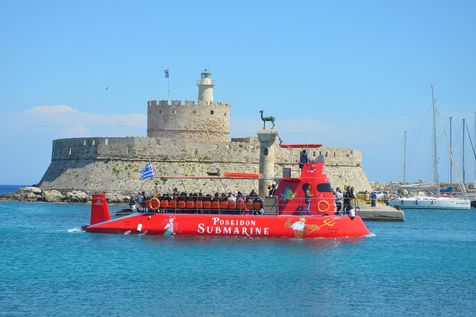 Poseidon Submarine At Mandraki Harbor - Landmarks and Sightseeing