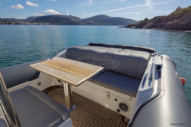 Private 2 Hour Luxury RIB Boat Sunset Cruise to Kallithea Spa - Luxurious Amenities on the RIB Boat
