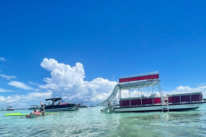 Private Crab Island Double Slides Pontoon Charter With Captain - Additional Info