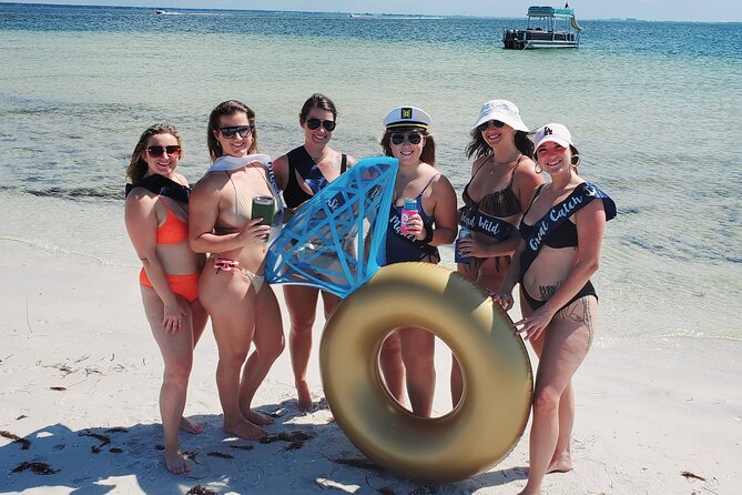 Private Island Tour on a Pontoon Boat With a SLIDE for Parties Events Fun More - Meeting and Pickup Information
