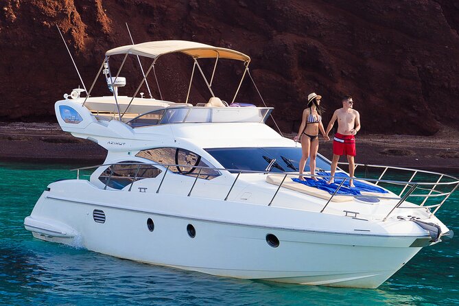 Private Motor Yacht Cruise in Santorini - Safety and Comfort